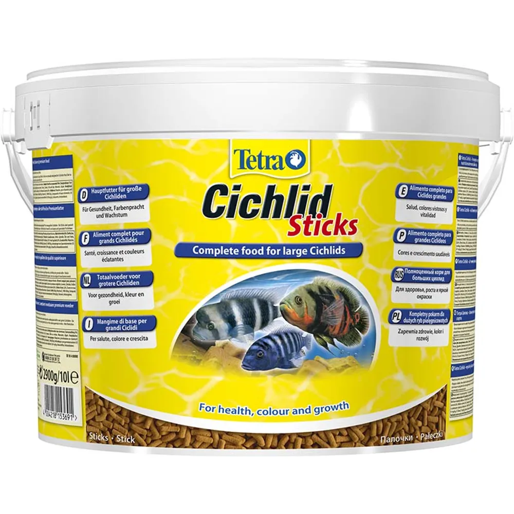 Tetra Cichlide Sticks 10 Liter